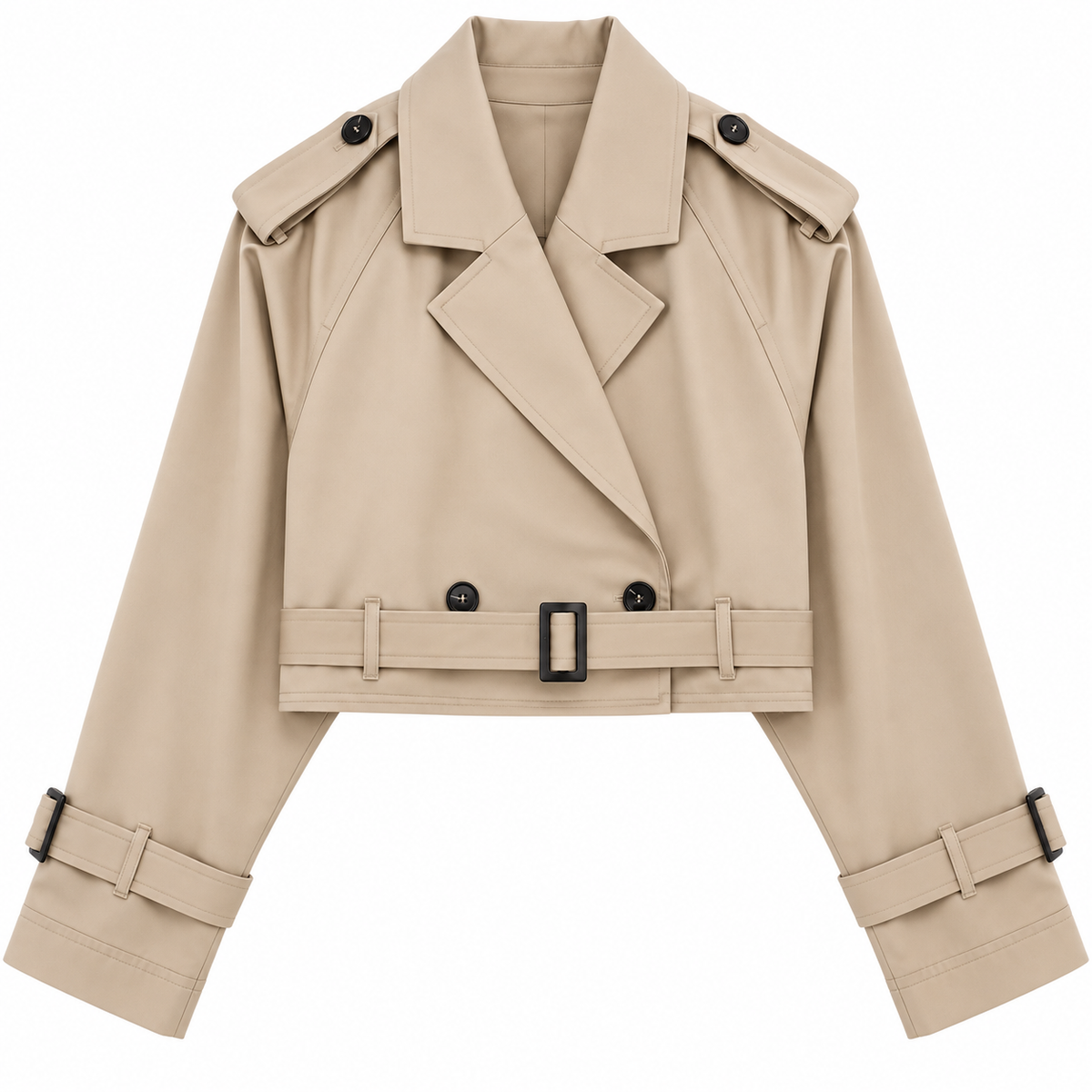Avelaria - Cropped Trenchjacke