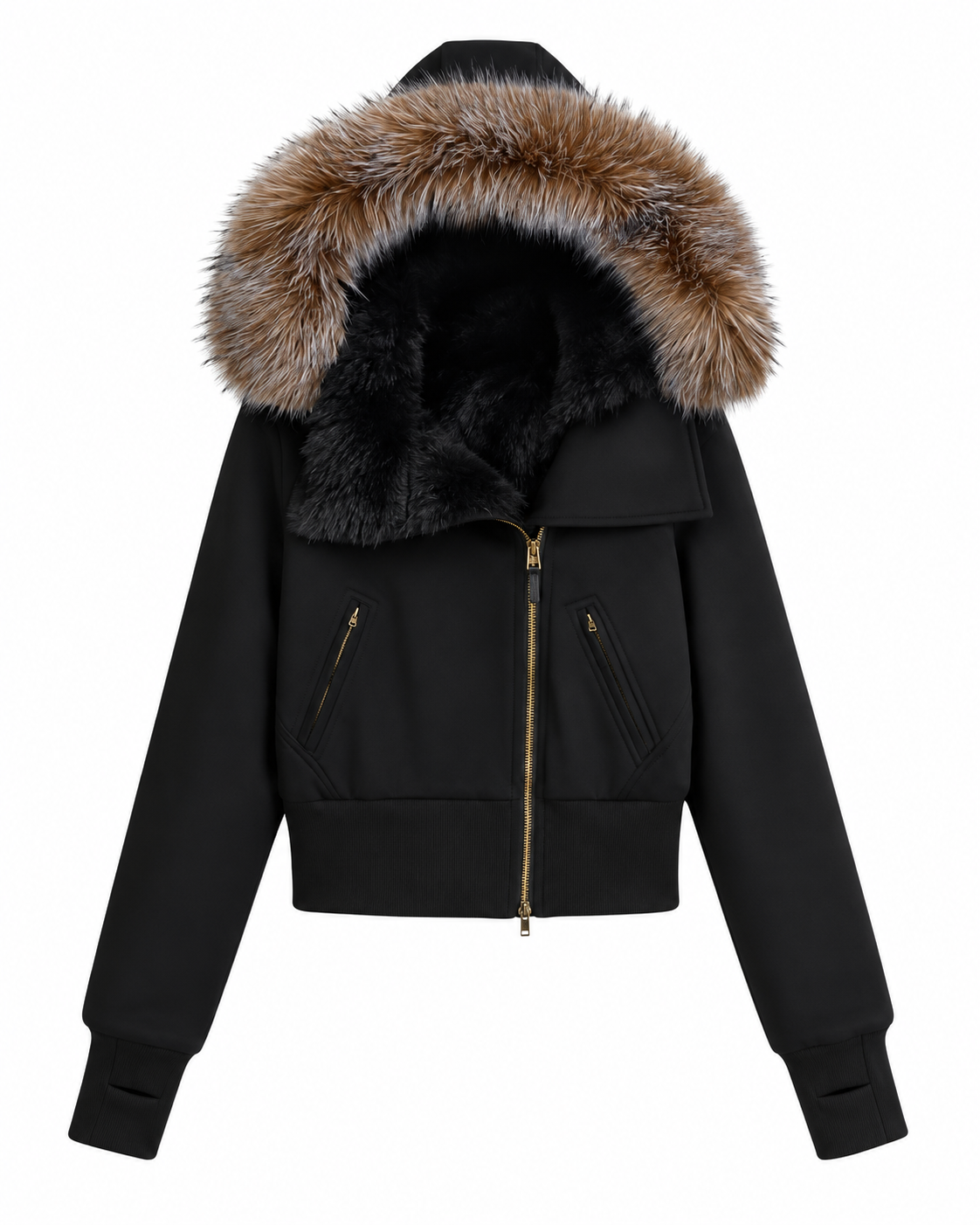 Avelaria - Kuschlige Fellkragen Jacke