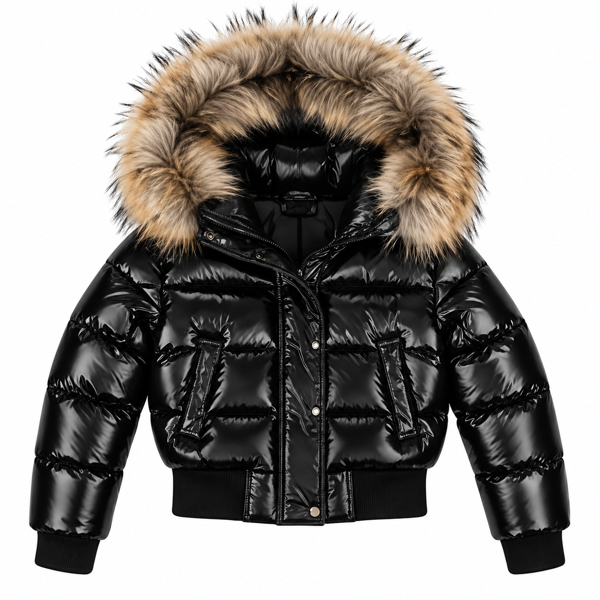 Avelaria - Pufferjacke mit Fellkragen