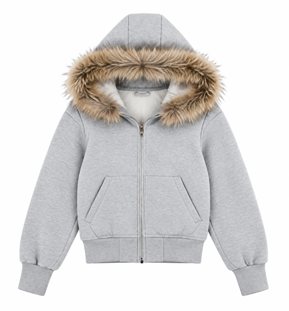 Avelaria - Kuschlige Fellkapuzen Jacke